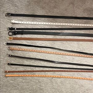 Bundle of 11 Belts (sizes s/m)